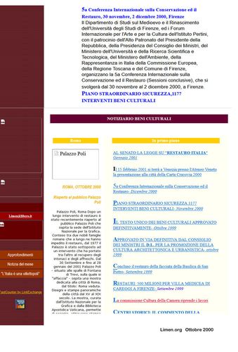 5ª CONFERENZA internazionale sul restauro