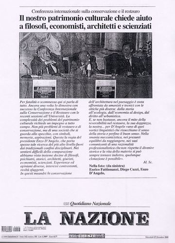 5ª CONFERENZA internazionale sul restauro