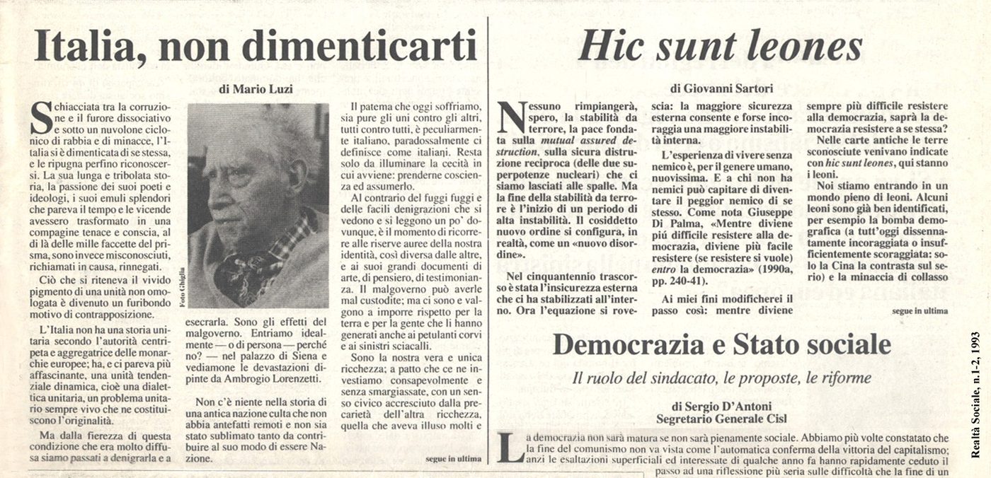 Italia non dimenticarti, parte 1