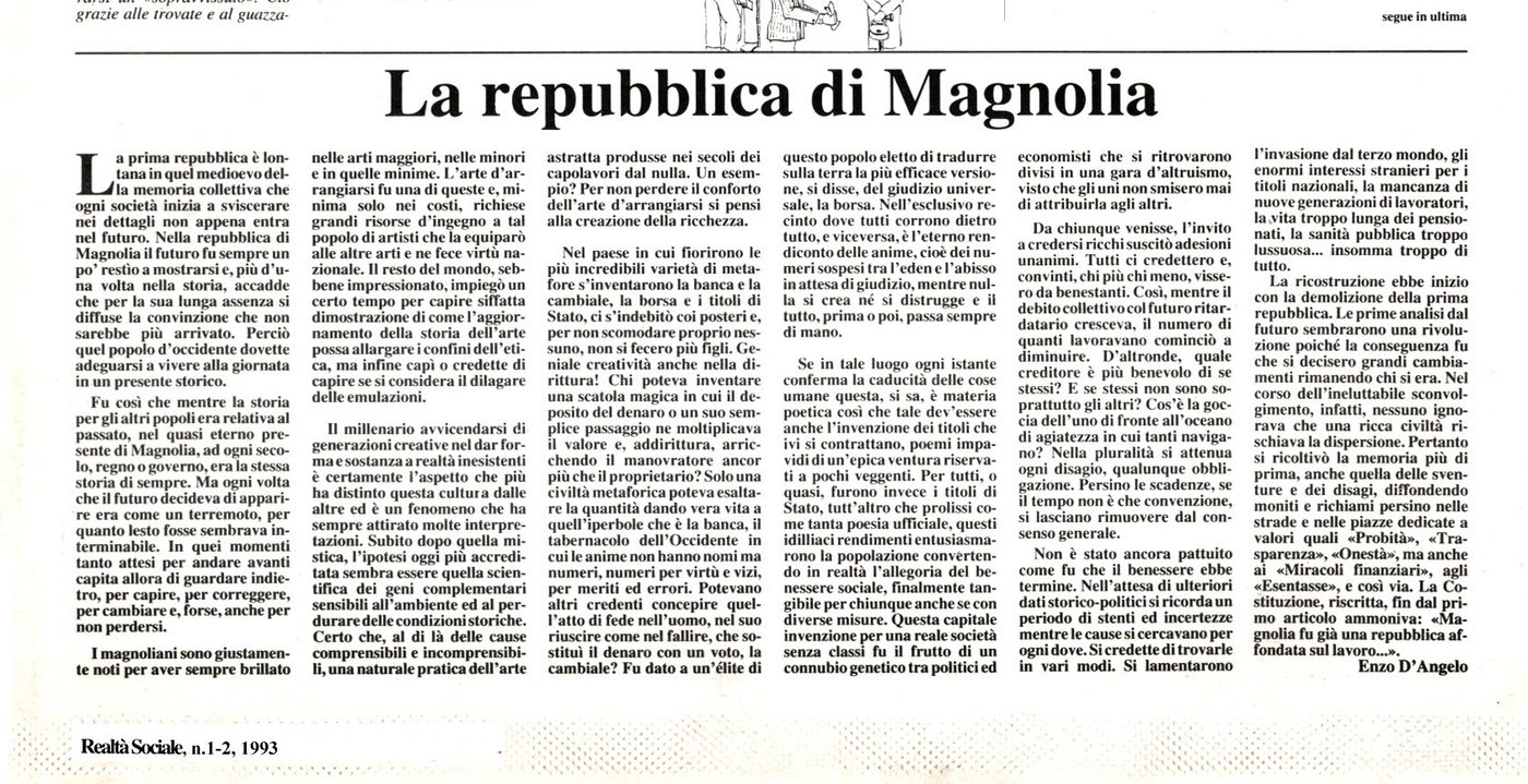 La repubblica di Magnolia